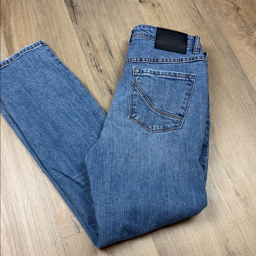 Empyre Men’s Skeletor Skater Distressed Light Blue‎ Ripped Slim Fit Jeans. Sz 30 - Picture 6 of 6